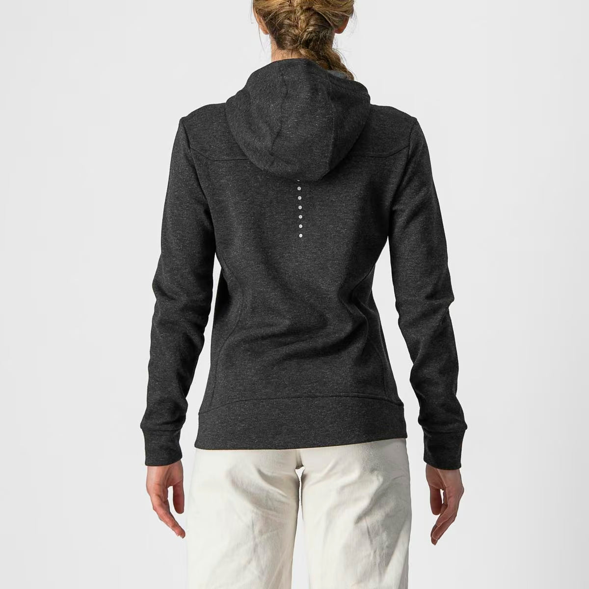 Castelli Milano Full Zip Fleece Women's Light Black - Image 2