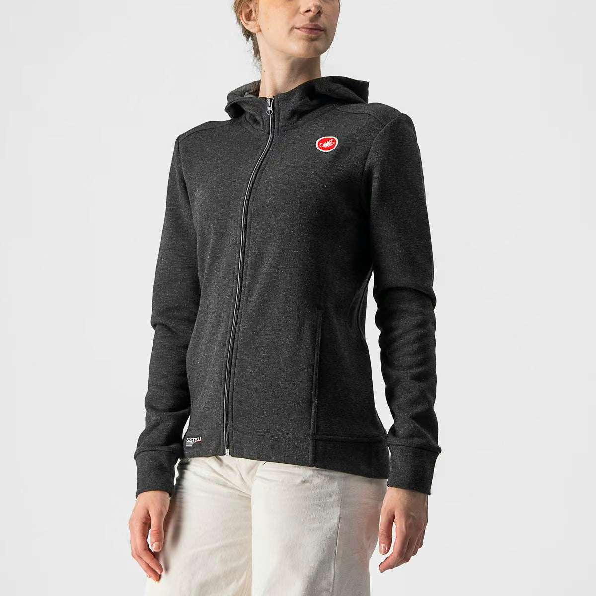 Castelli Milano Full Zip Fleece Women's Light Black - Image 1