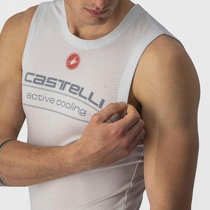 Castelli Active Cooling Sleeveless Baselayer Men's Silver Gray - Image 3