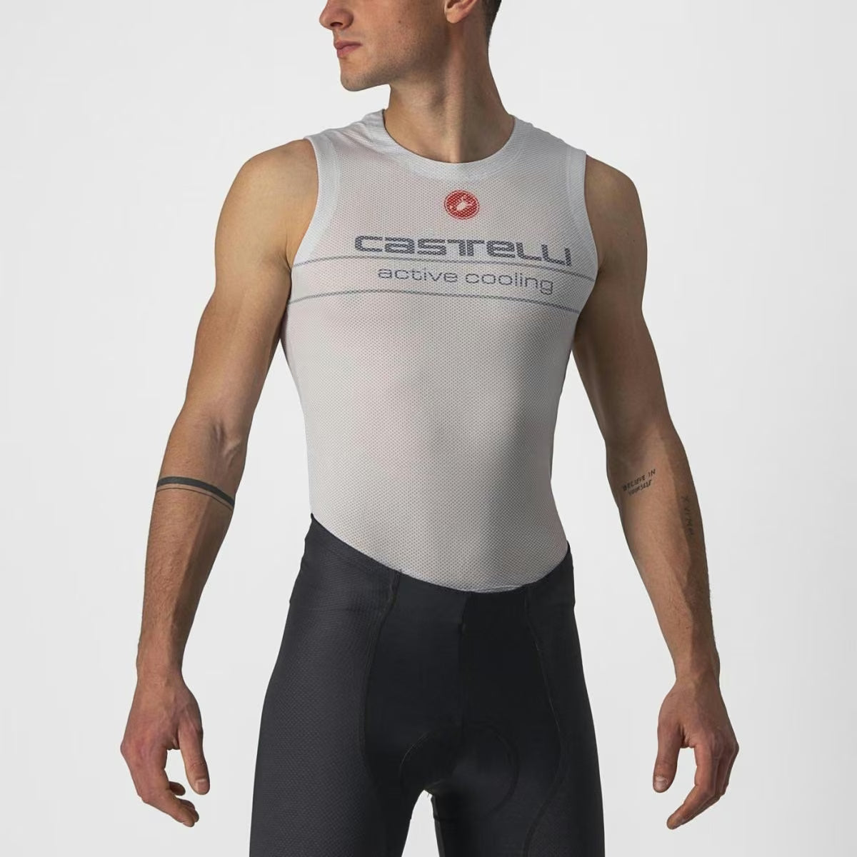 Castelli Active Cooling Sleeveless Baselayer Men's Silver Gray - Image 1
