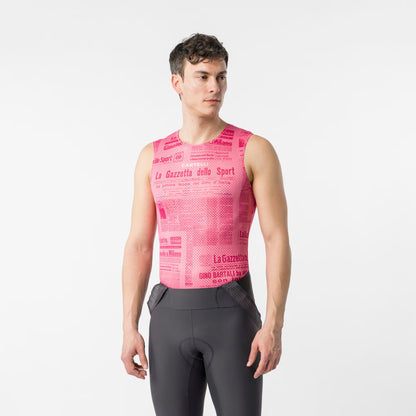 Castelli Gazzetta Dello Sport Rosa Giro Baselayer Men's - Image 1