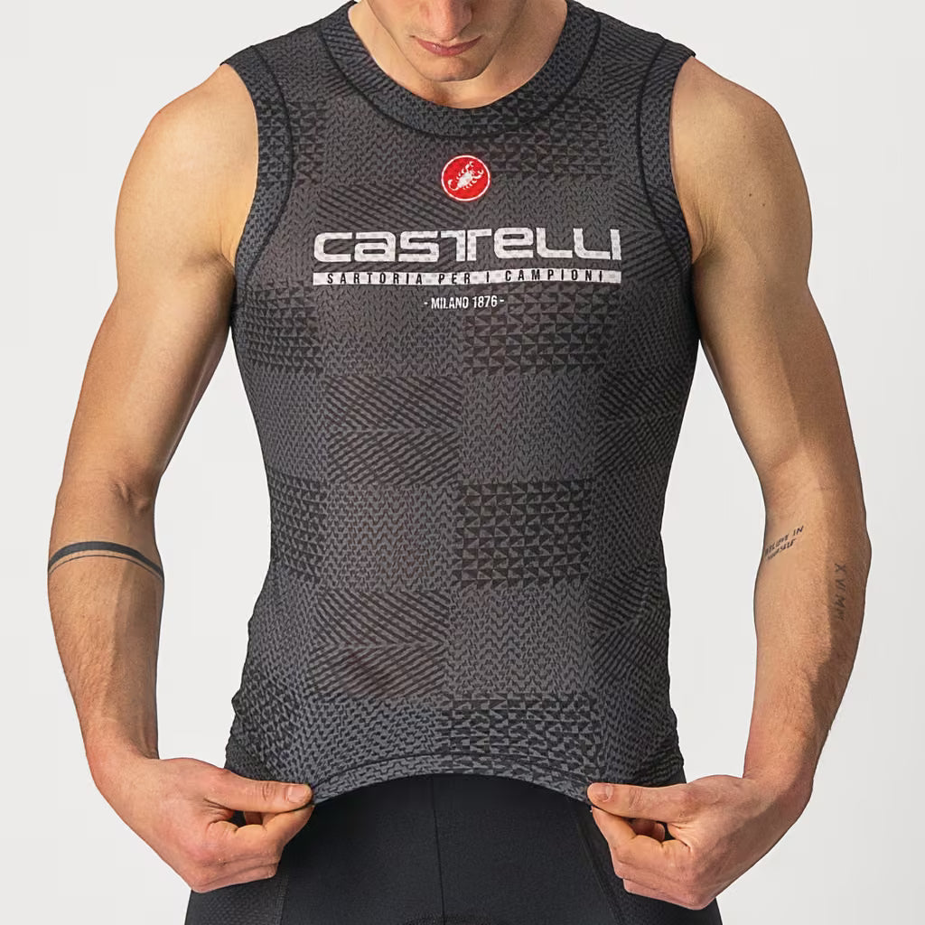Castelli Pro Mesh Sleeveless Baselayer Men's Black - Image 3