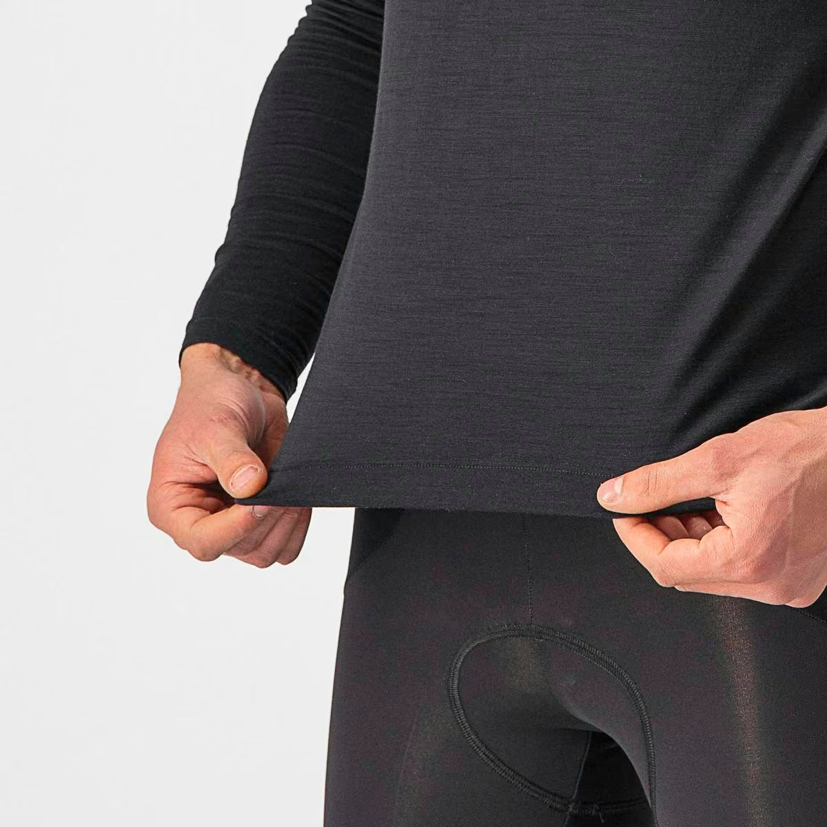 Castelli Bandito Wool LS Baselayer Men's Black - Image 3