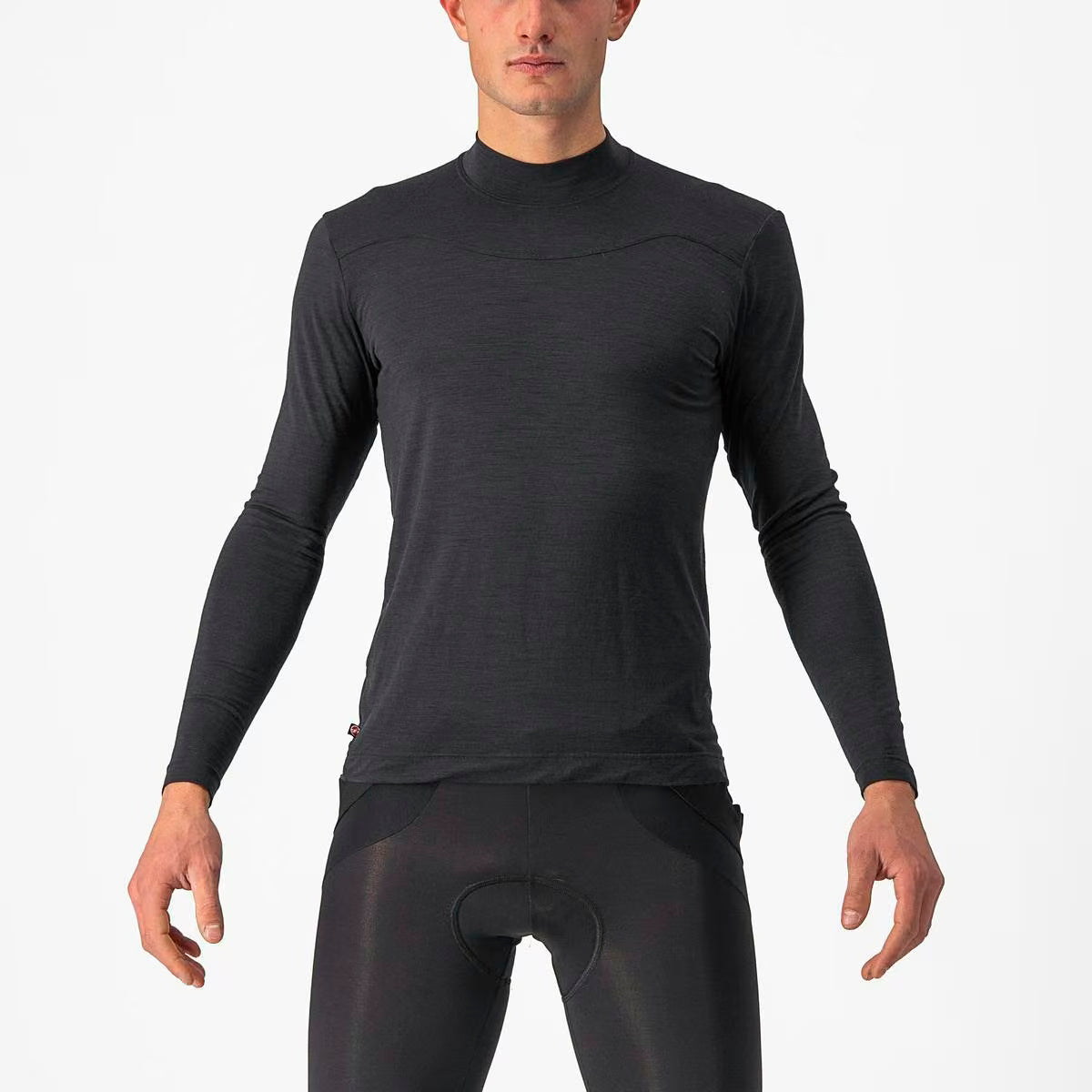 Castelli Bandito Wool LS Baselayer Men's Black - Image 1