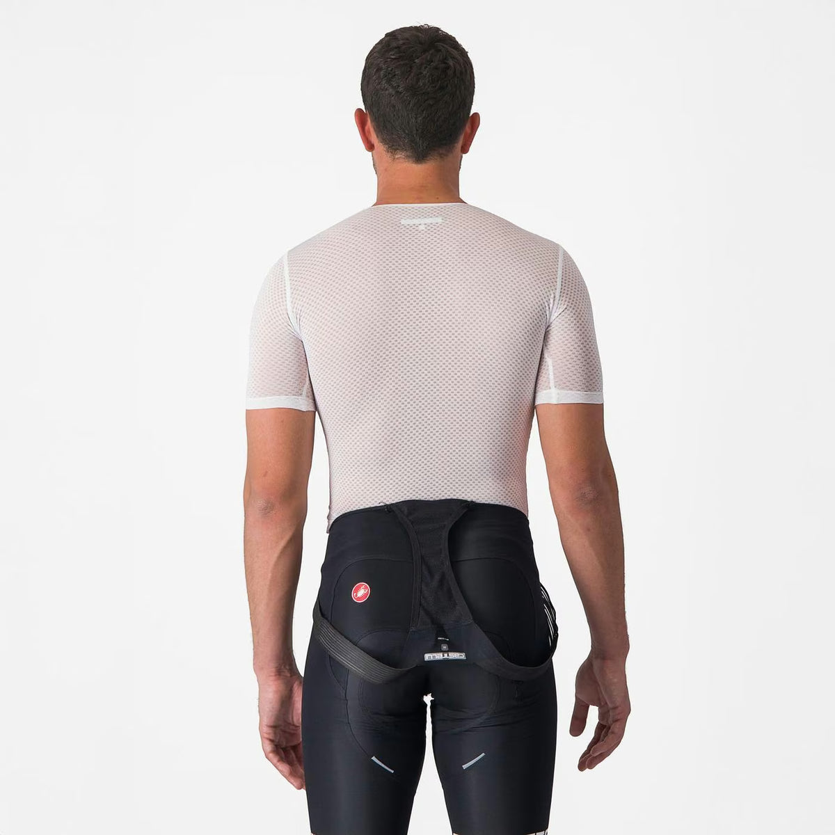 Castelli Pro Mesh 2.0 Short Sleeve Baselayer Men's White - Image 2