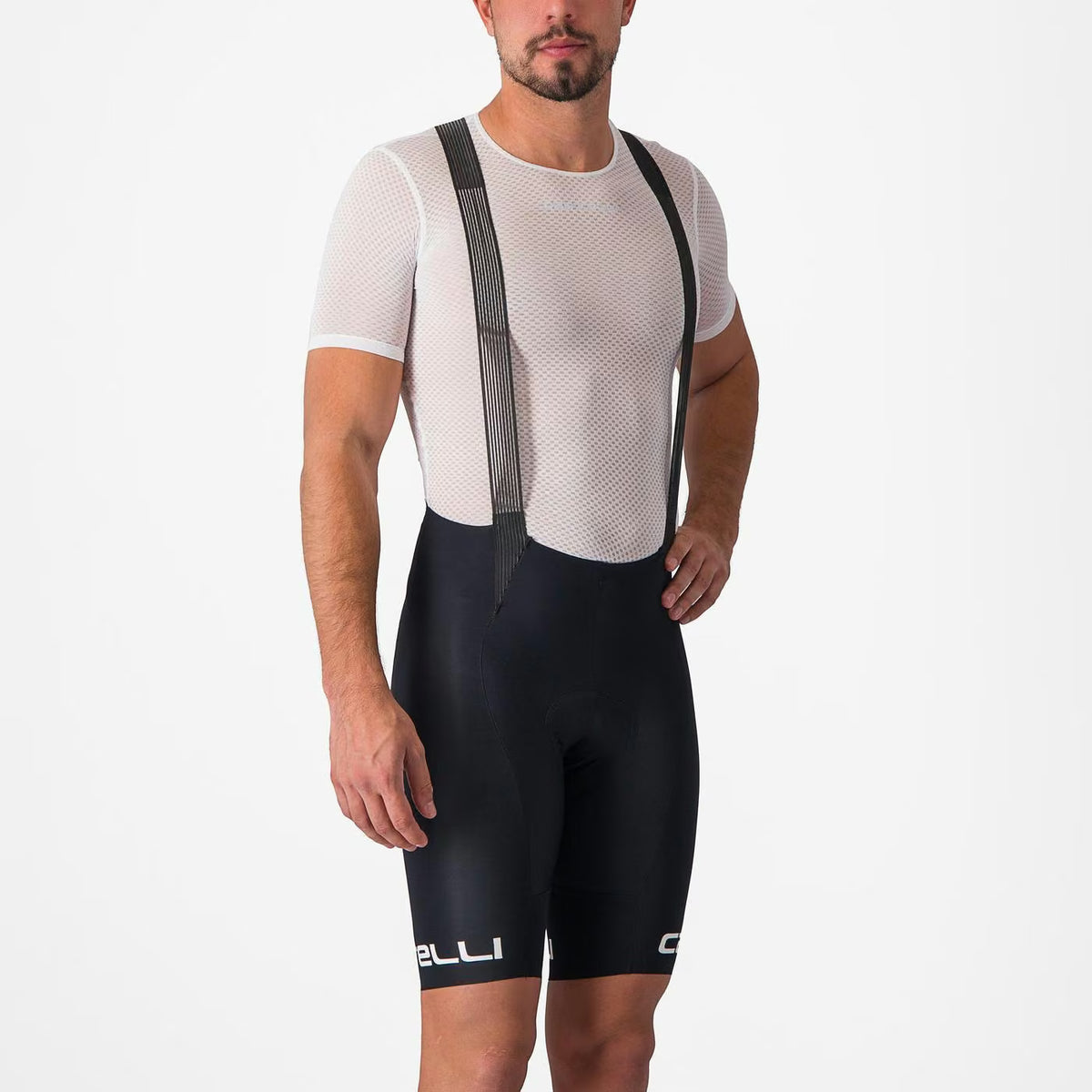 Castelli Pro Mesh 2.0 Short Sleeve Baselayer Men's White - Image 3