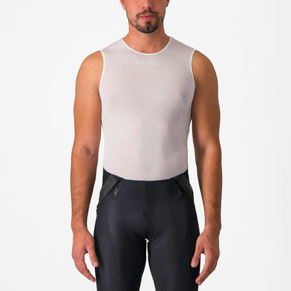Castelli Pro Mesh 2.0 SL Sleeveless Baselayer Men's White - Image 1