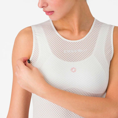 Castelli Pro Mesh Sleeveless Baselayer Women's White - Image 3