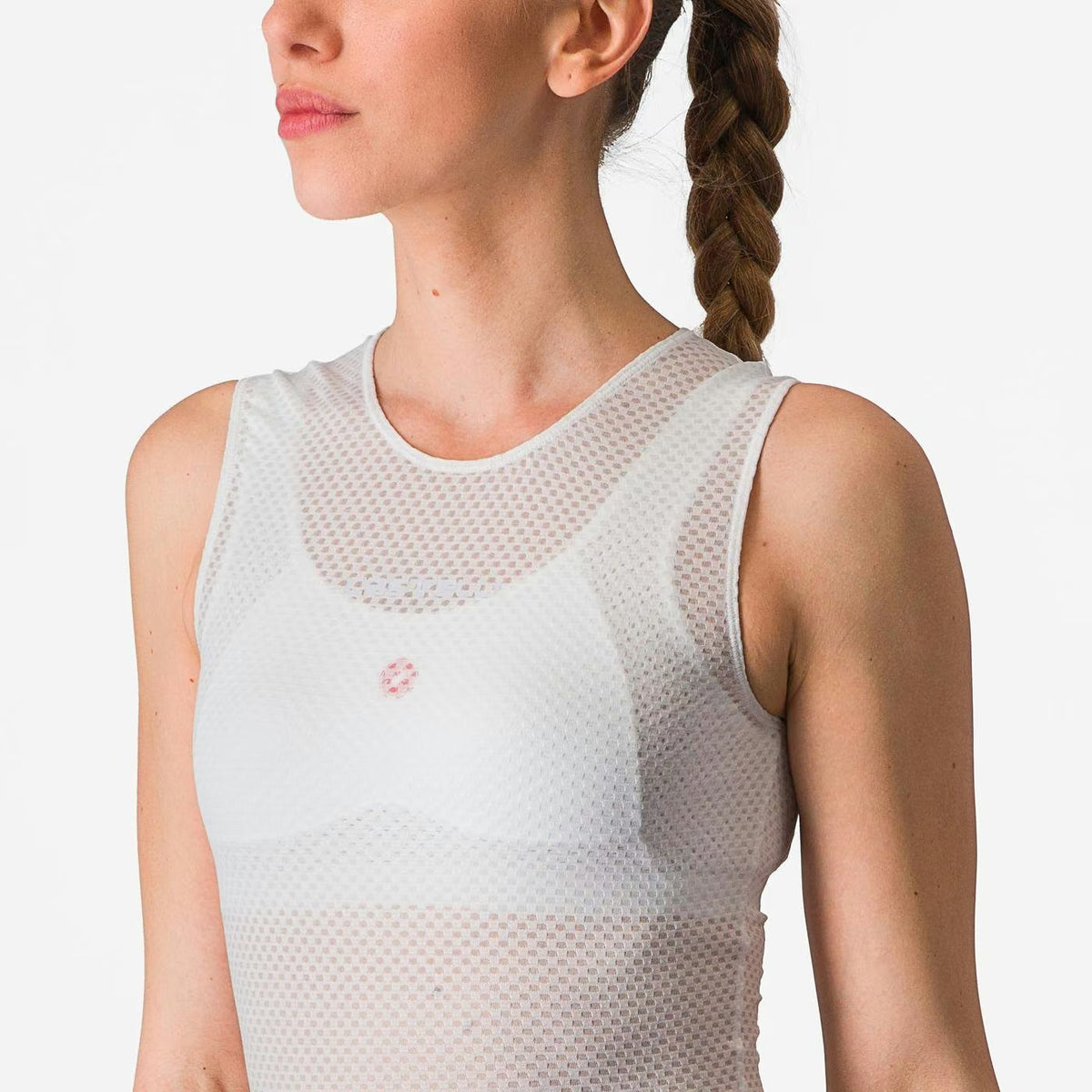 Castelli Pro Mesh Sleeveless Baselayer Women's White - Image 5