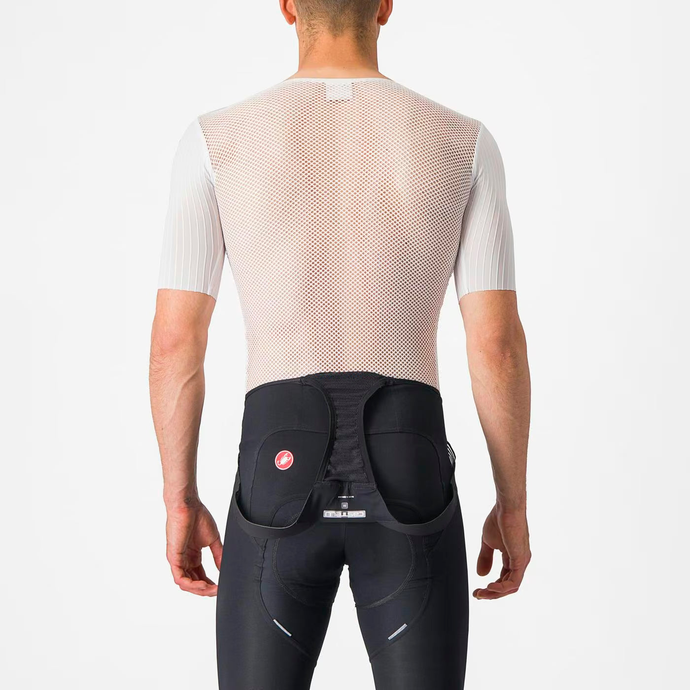 Castelli Bolero Mesh Short Sleeve Baselayer Men's White - Image 2