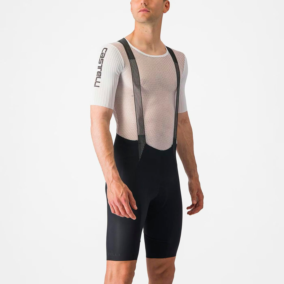 Castelli Bolero Mesh Short Sleeve Baselayer Men's White - Image 3