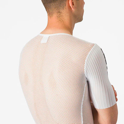 Castelli Bolero Mesh Short Sleeve Baselayer Men's White - Image 4