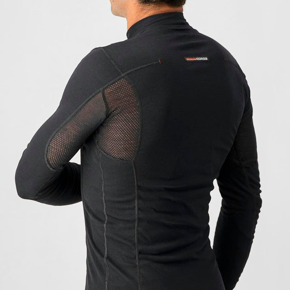 Castelli Flanders Warm LS Baselayer Men's Black - Image 4