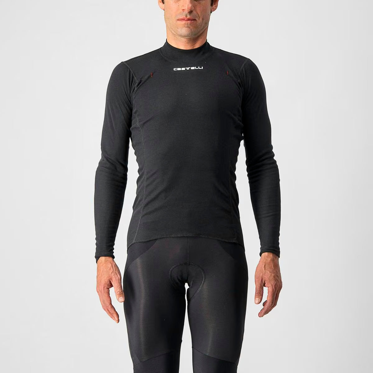 Castelli Flanders Warm LS Baselayer Men's Black - Image 1