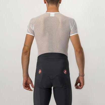 Castelli Bolero Mesh Short Sleeve Baselayer Men's White - Image 8