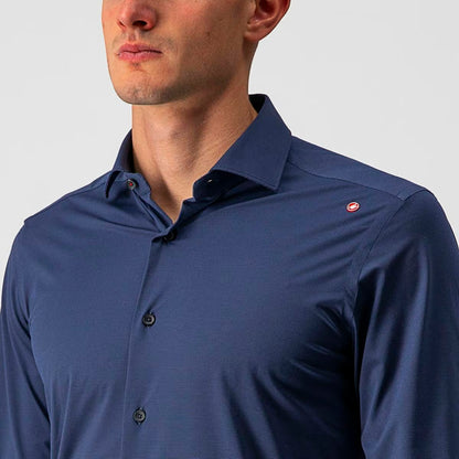 Castelli VG Button Shirt Men's Indigo - Image 4