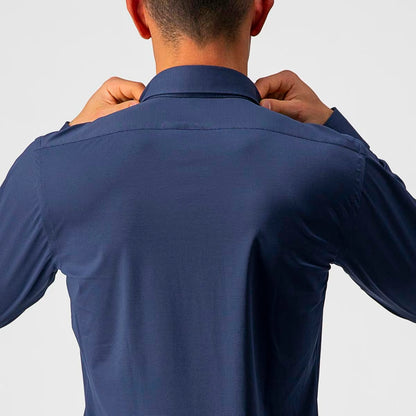 Castelli VG Button Shirt Men's Indigo - Image 6