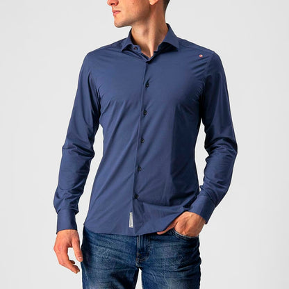 Castelli VG Button Shirt Men's Indigo - Image 1