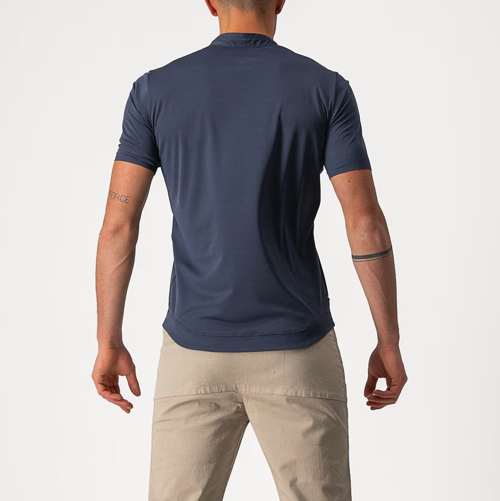 Castelli Tech 2 Polo Men's Savile Blue - Image 2