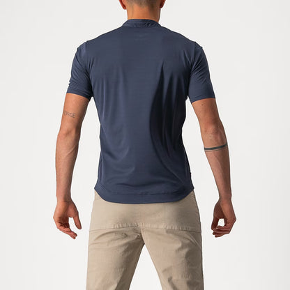 Castelli Tech 2 Polo Men's Savile Blue - Image 2