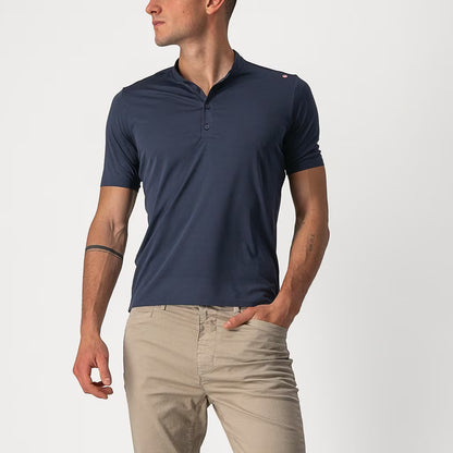 Castelli Tech 2 Polo Men's Savile Blue - Image 1