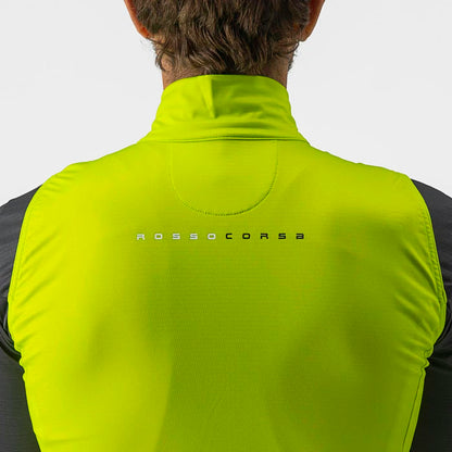 Castelli Pro Thermal Mid Vest Men's Electric Lime - Image 4