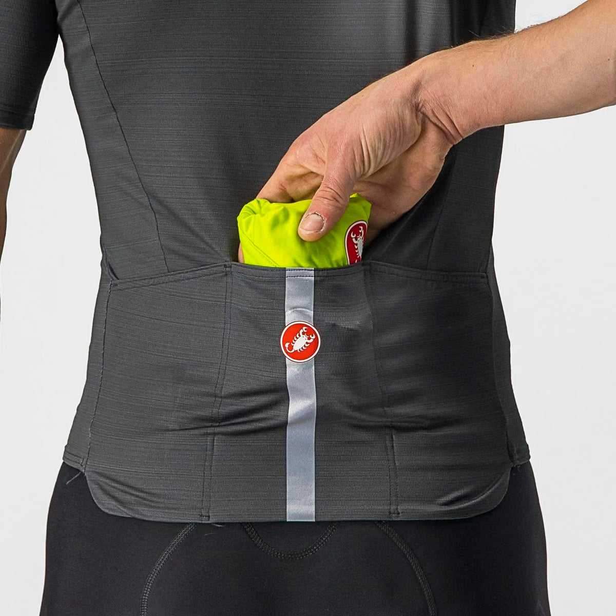 Castelli Pro Thermal Mid Vest Men's Electric Lime - Image 8