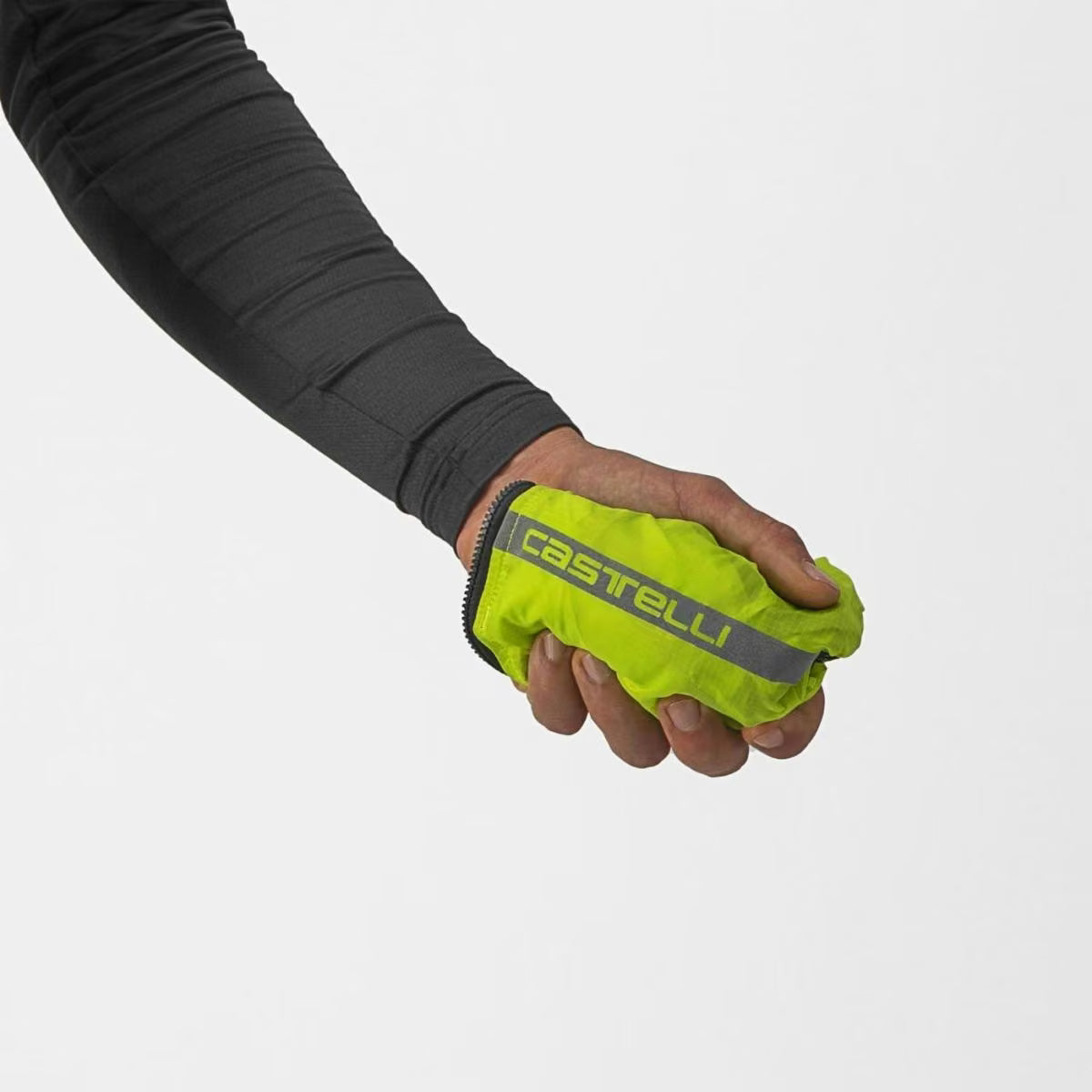 Castelli Squadra Stretch Vest Men's Lime/Dark Gray - Image 4