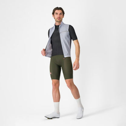 Castelli Squadra Stretch Vest Men's Silver Gray/Dark Gray - Image 7
