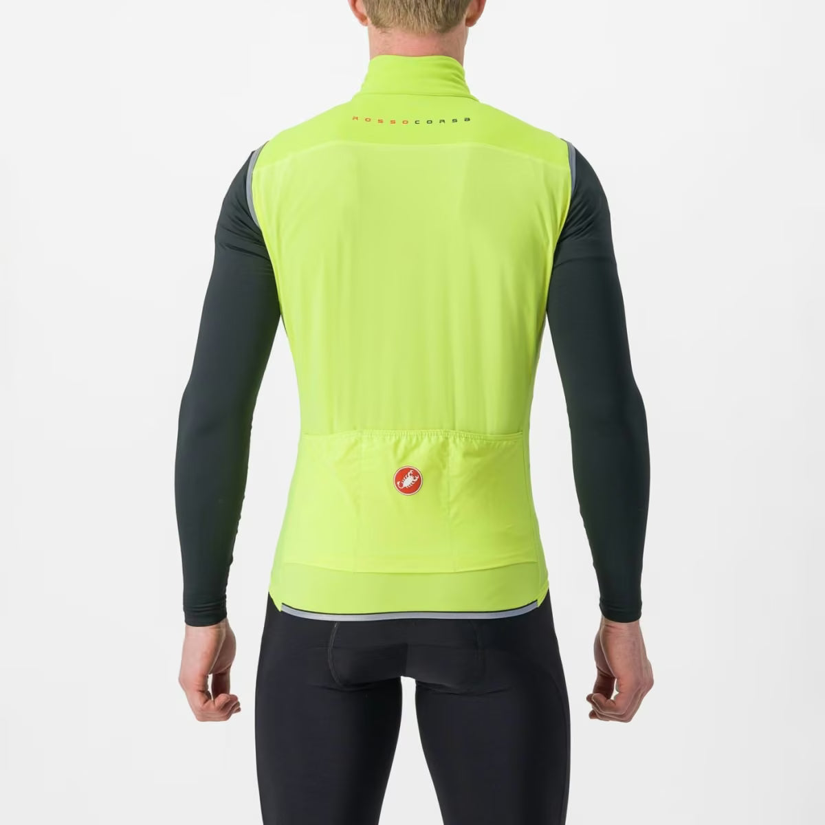 Castelli Perfetto RoS 2 Vest Men's Electric Lime - Image 2