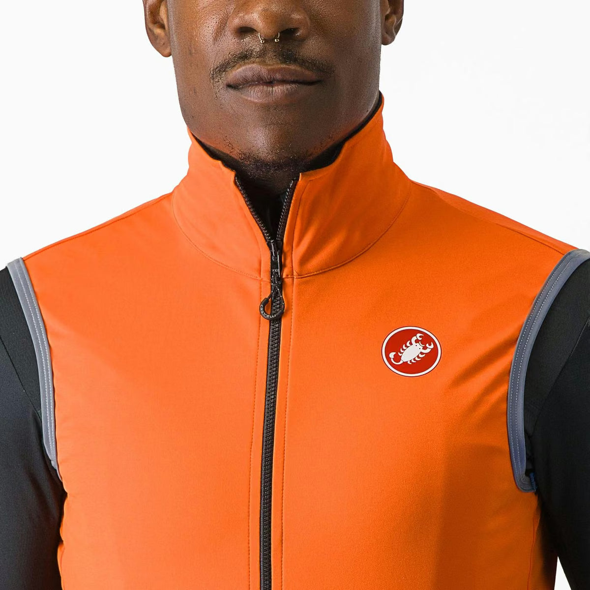 Castelli Perfetto RoS 2 Vest Men's Red Orange - Image 7