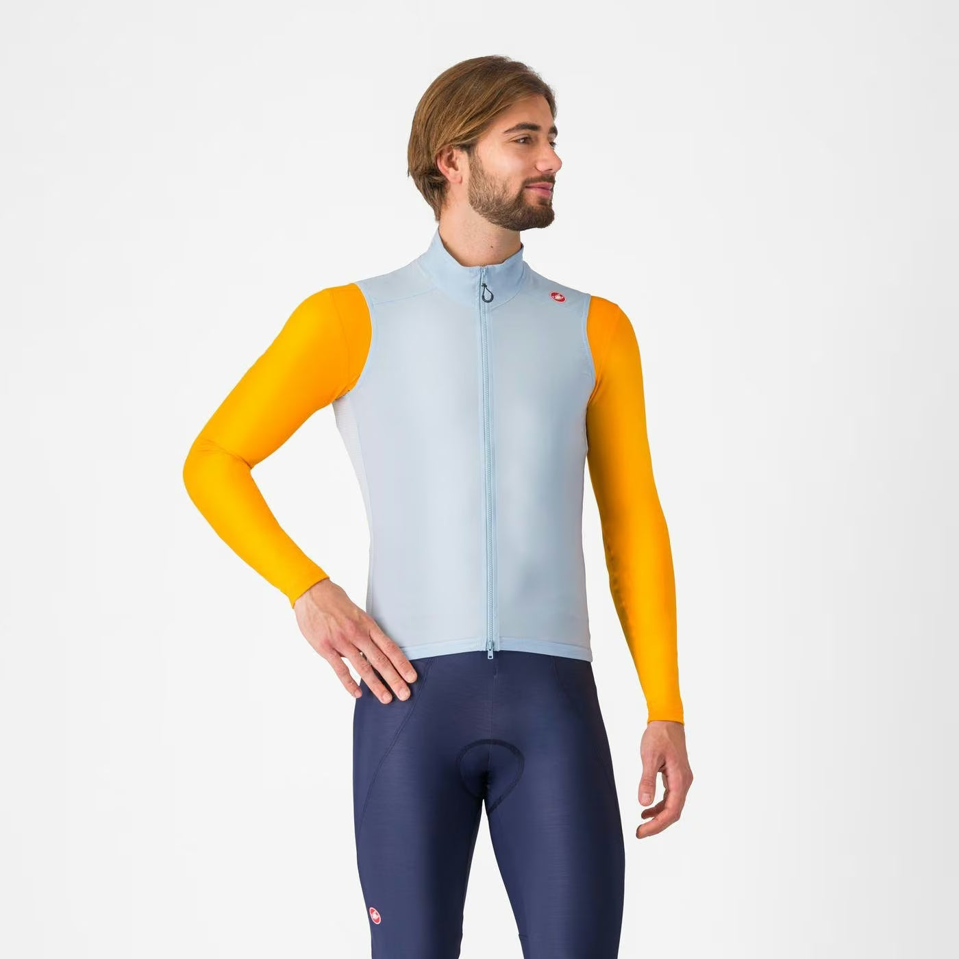 Castelli Espresso Vest Sky/Dark Grey - Image 1