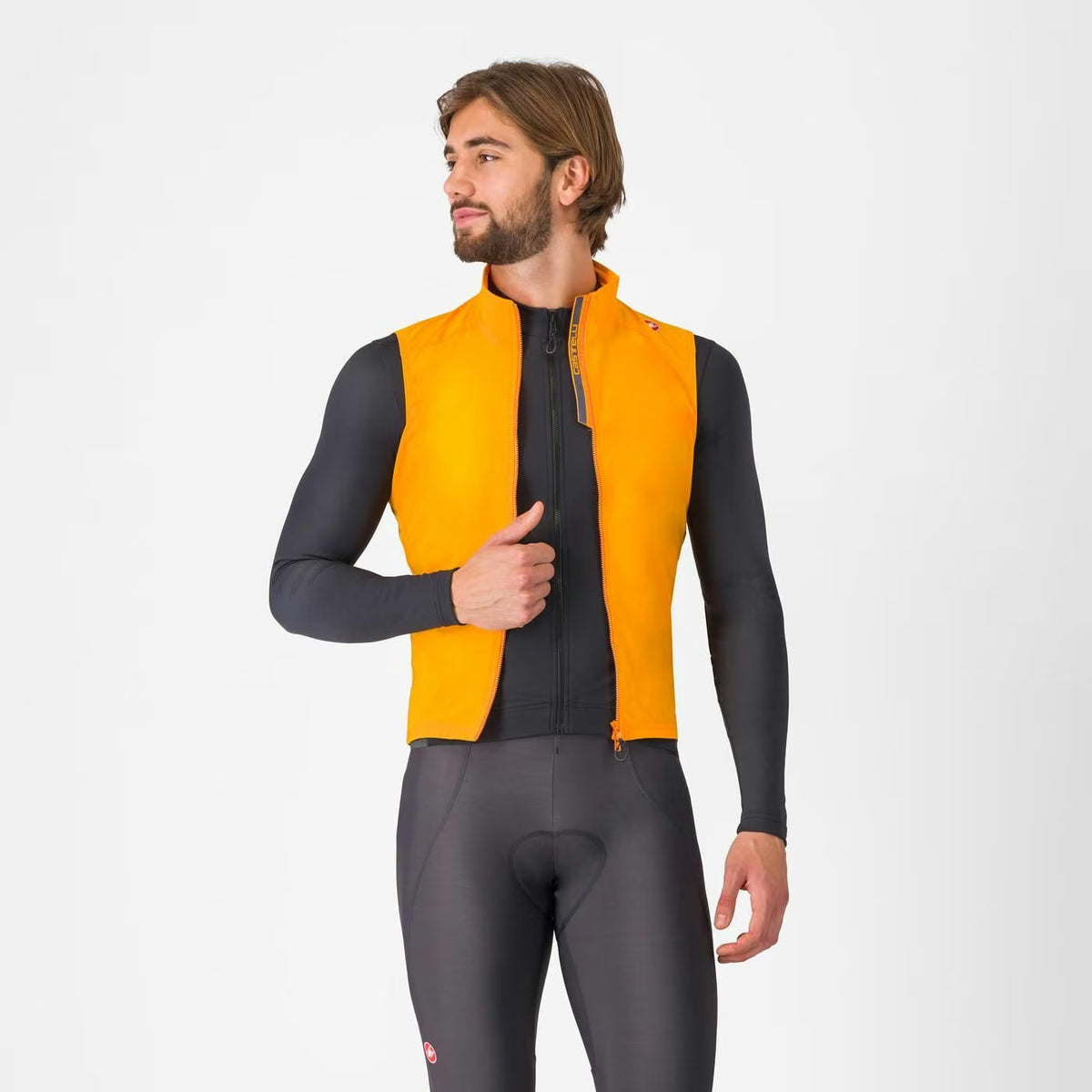 Castelli Espresso Vest Vivid Orange - Image 1