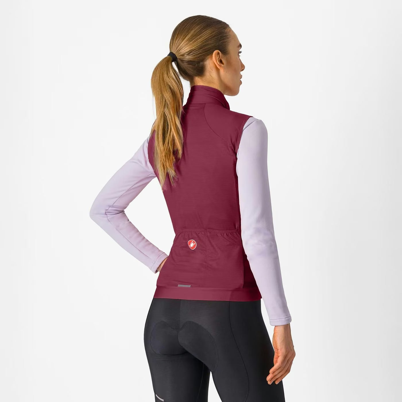 Castelli Espresso Vest Women's Deep Bordeaux - Image 2