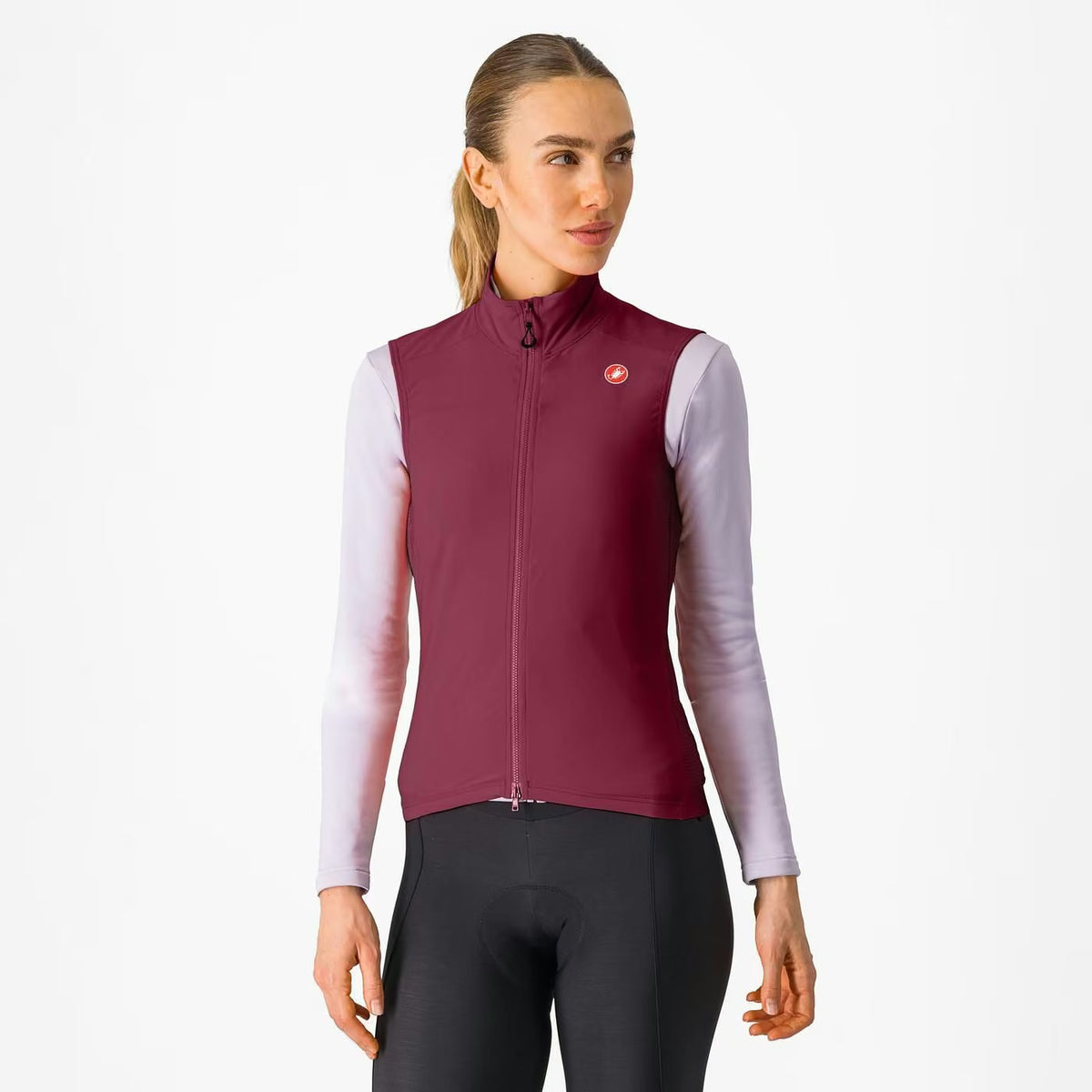 Castelli Espresso Vest Women's Deep Bordeaux - Image 1