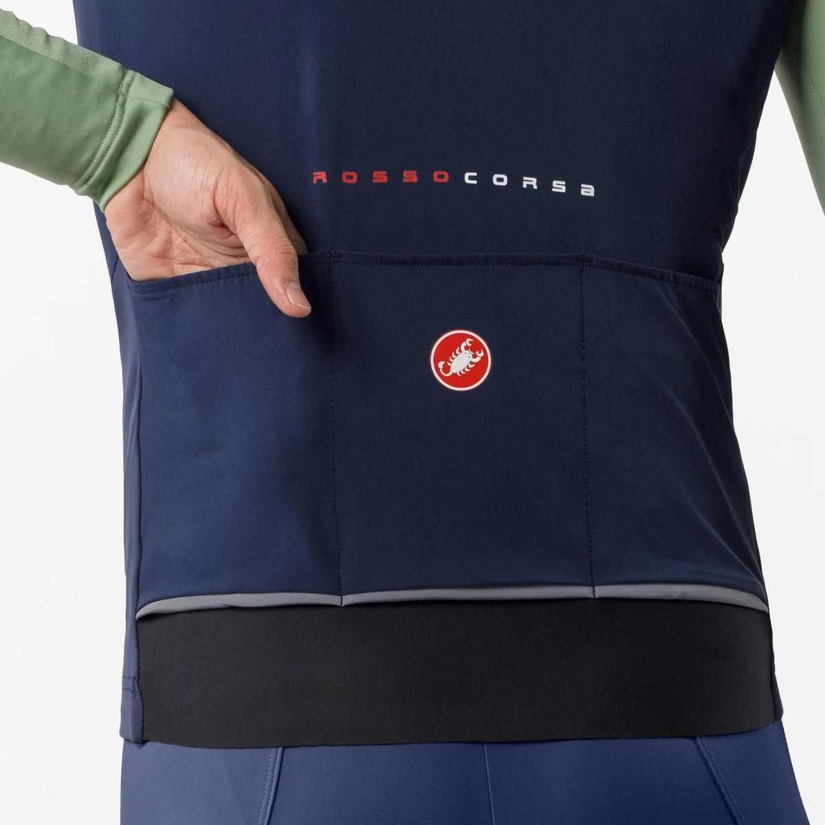 Castelli Perfetto Air Vest Belgian Blue - Image 4
