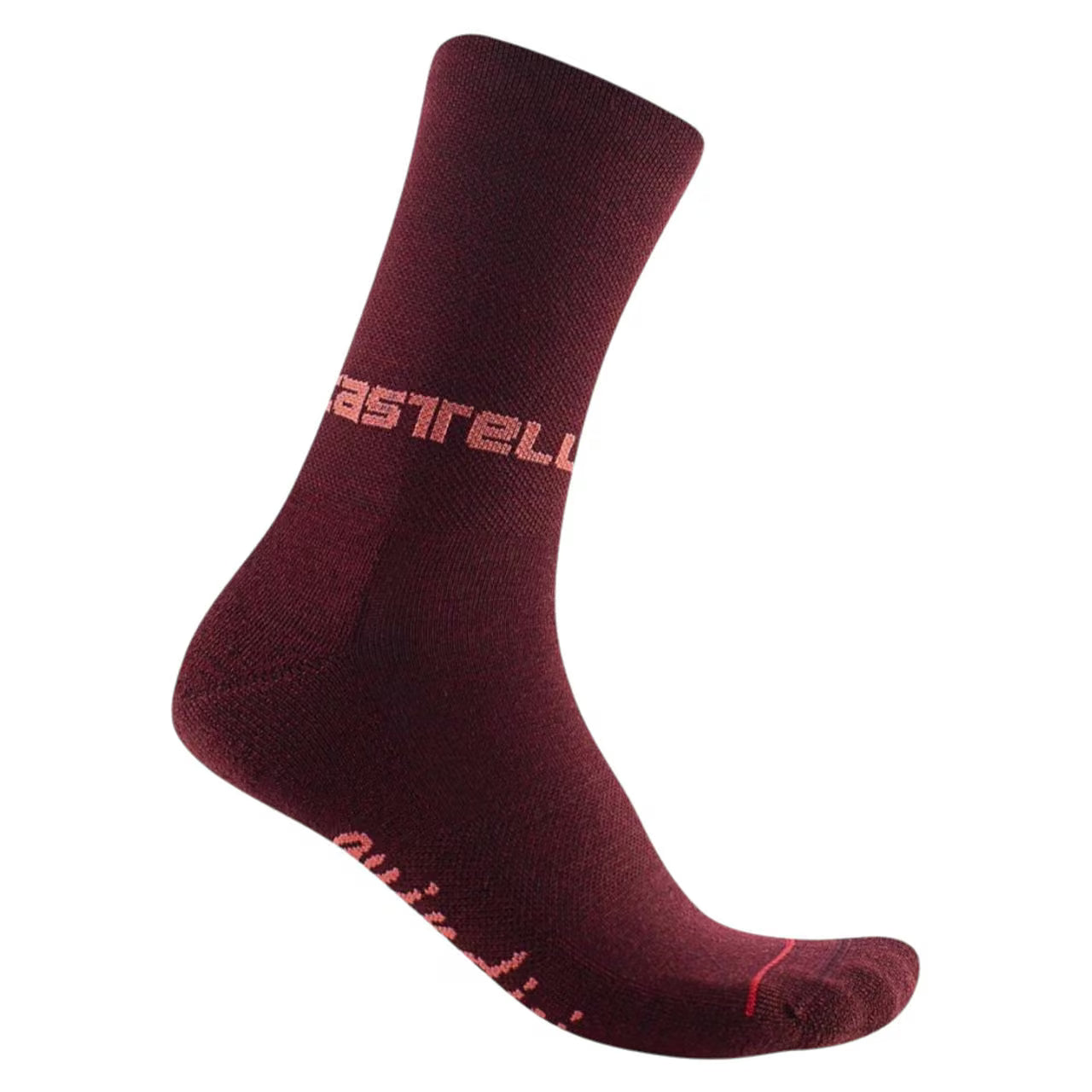 Castelli Quindici Soft Merino Women's Socks Bordeaux - Image 1