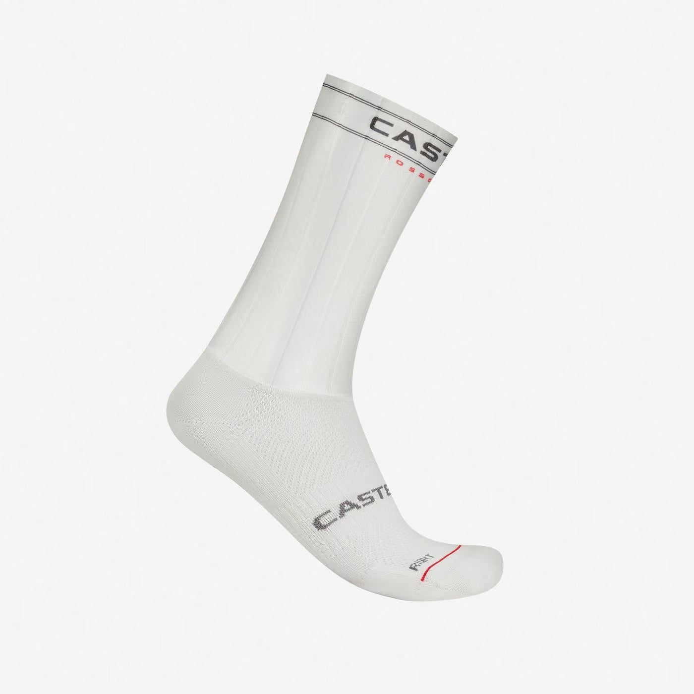 Castelli Fast Feet 4 Sock White - Image 1