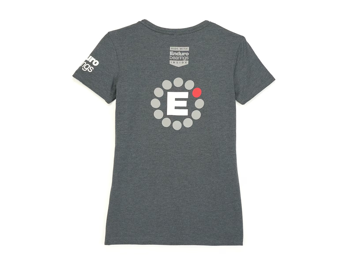 Enduro T-Shirt Womens Gray Heather - Image 2