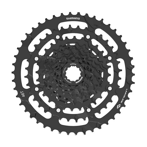 Shimano Cs-Lg300 Cassette 11-46 9 Speed Linkglide Cues