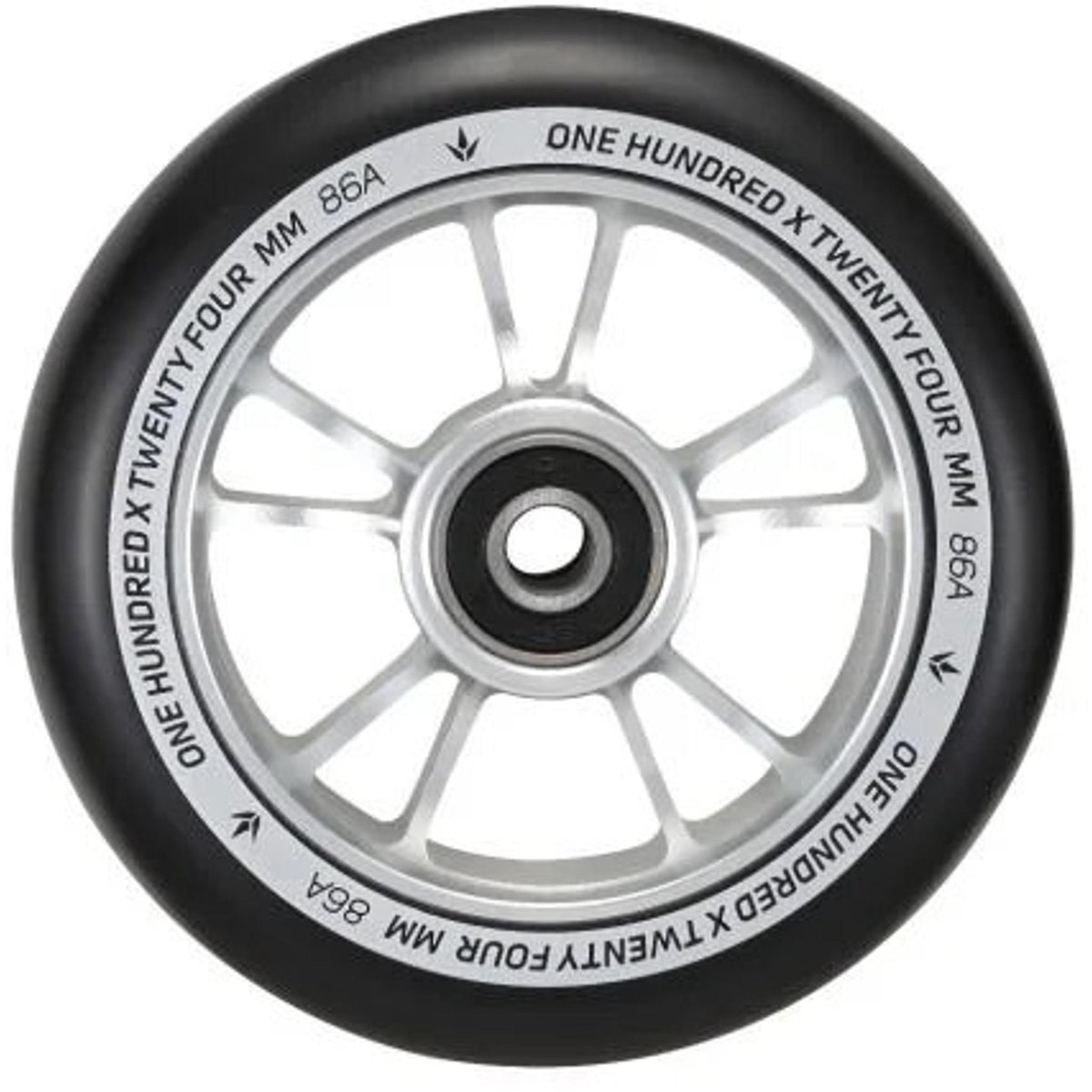 Envy 100MM WHEEL - SILVER/BLACK
