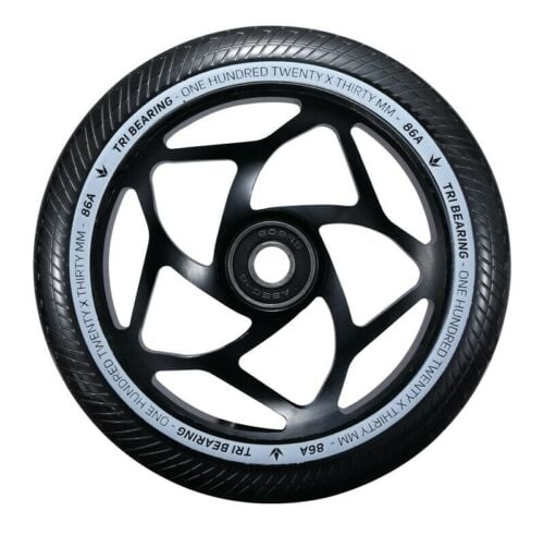 Envy 120MM X 30MM Tri Bearing Wheel - Black/Black