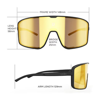 ULAC Neo Vue OTAKU Jet Black / Champion Gold Photochromic - Image 4
