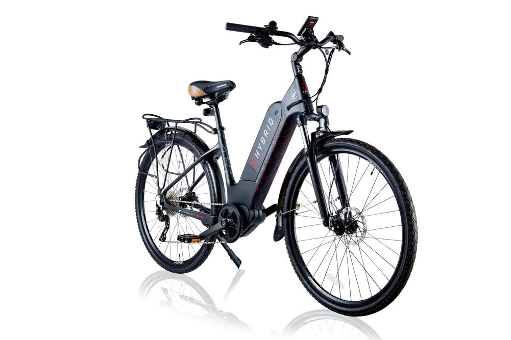 Hybrid F22 Cruiser E-Bike Angle