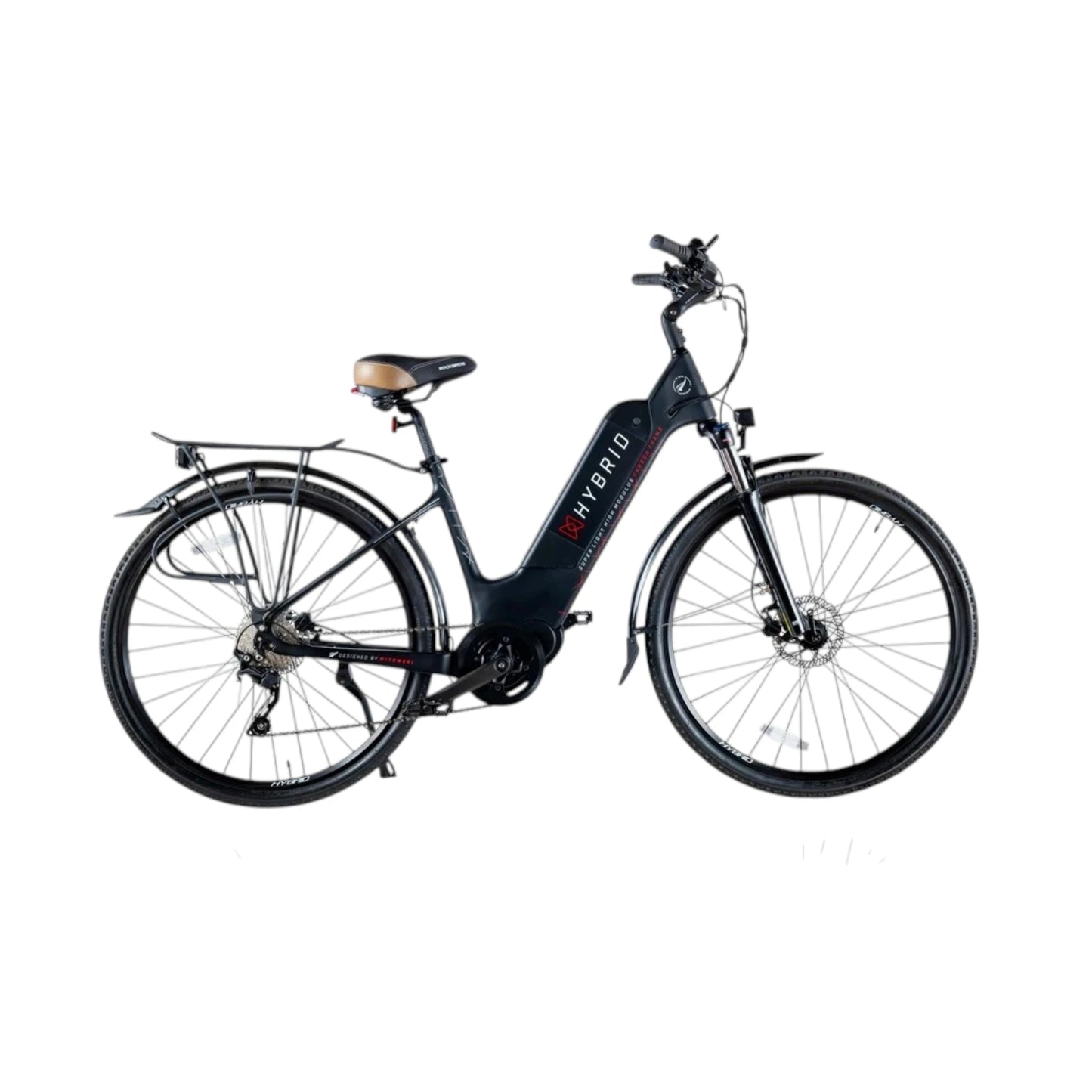 Hybrid F22 Cruiser E-Bike Side