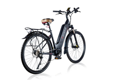 Hybrid F22 Cruiser E-Bike Rear Angle