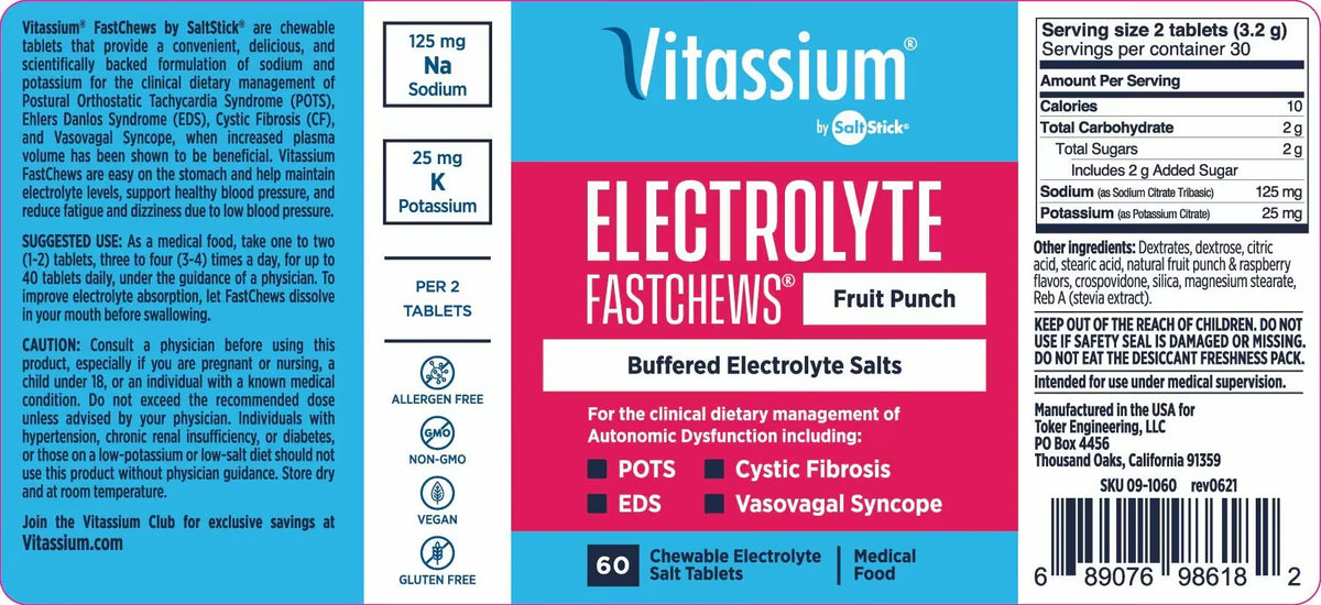 Saltstick Vitassium FastChews - Bottle - Image 2