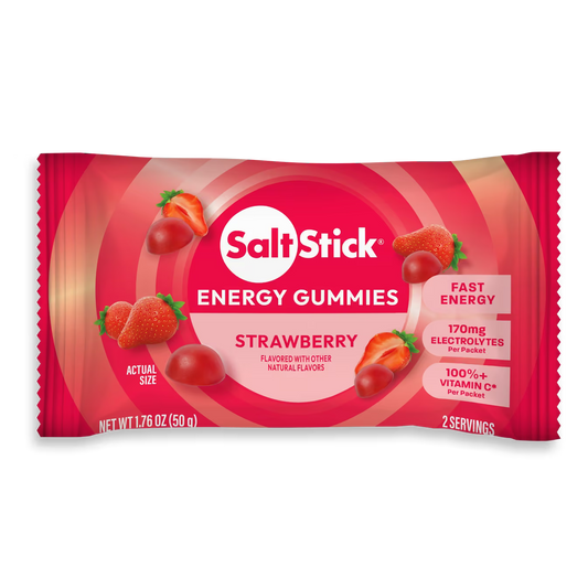 Saltstick Strawberry Energy Gummies - Image 1
