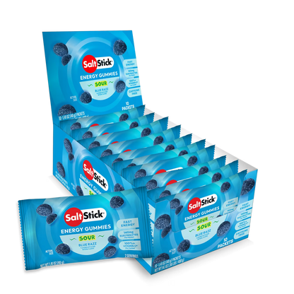 Saltstick Sour Blue Razz Energy Gummies - Image 2