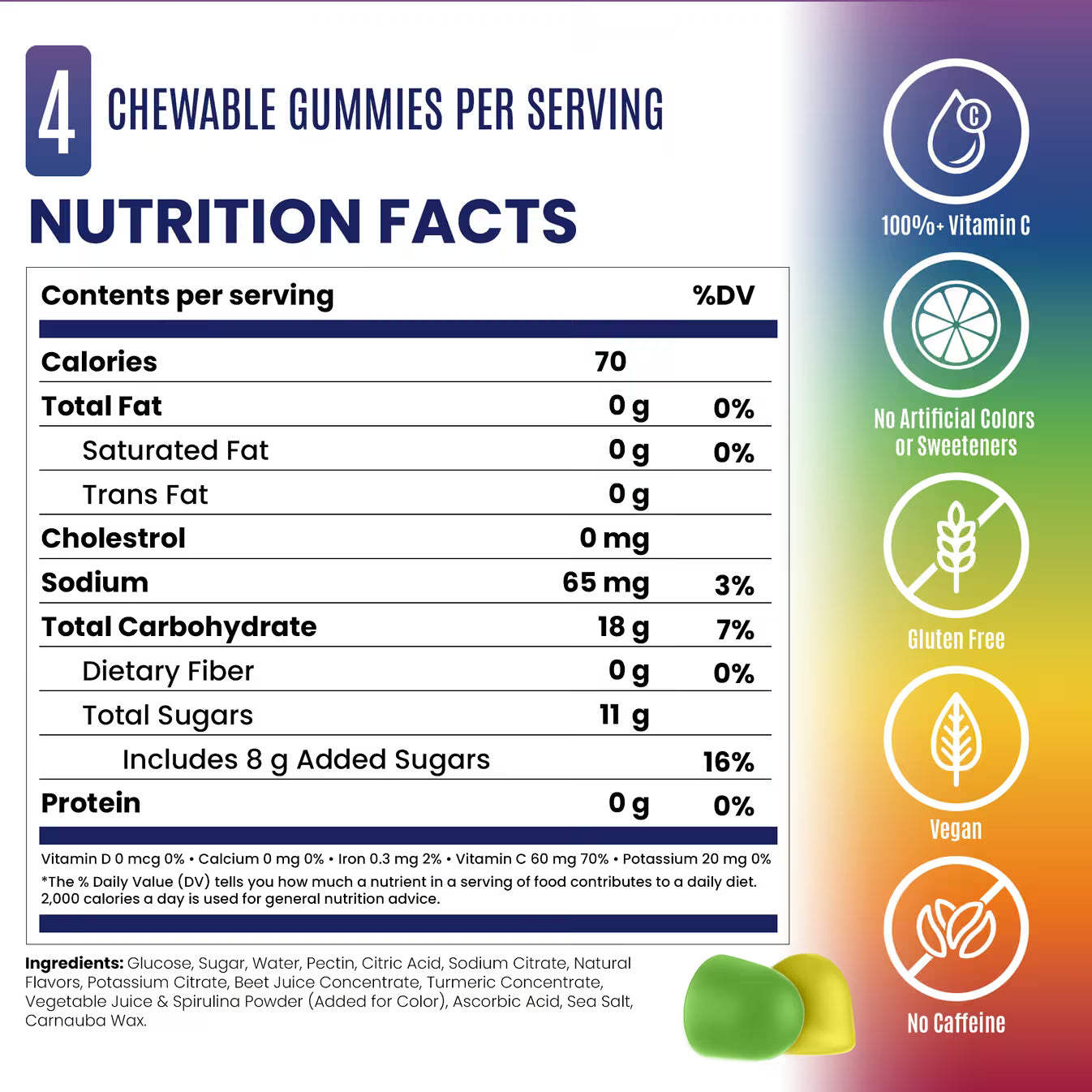 Saltstick Rainbow Blast Energy Gummies - Image 3